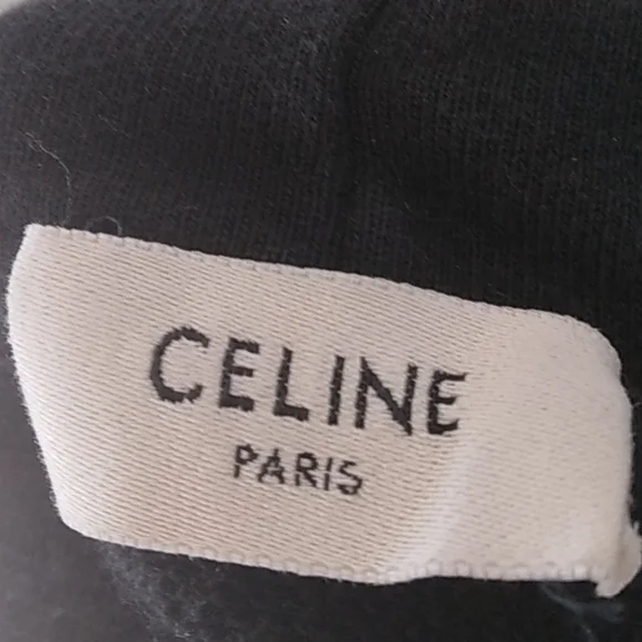 CELINE PARIS BLACK HOODIE WOMANS S